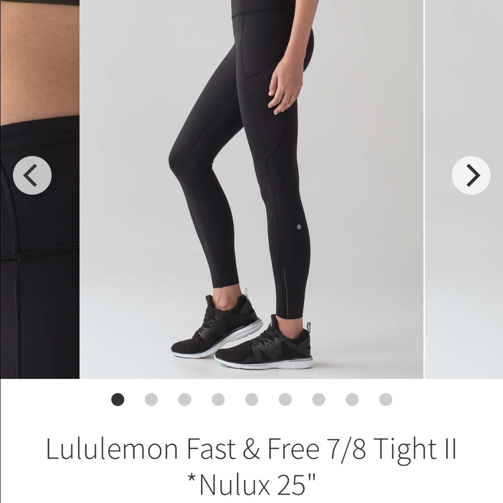 Lululemon fast and free 25”